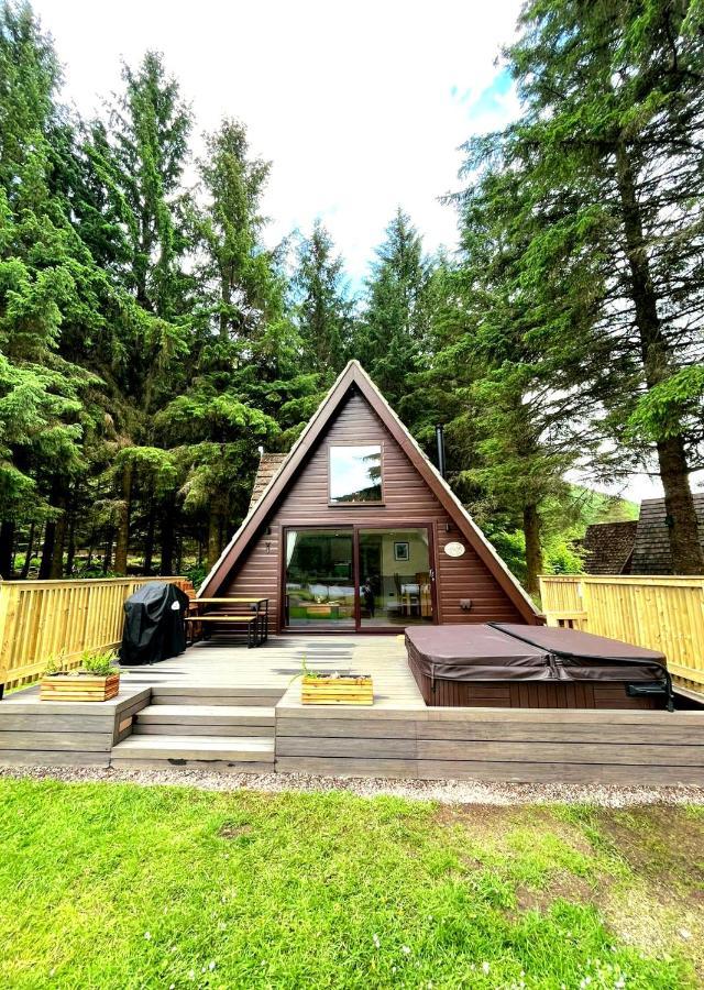 Bonnie Lodge-Lochside Location With Hot Tub Invergarry Dış mekan fotoğraf